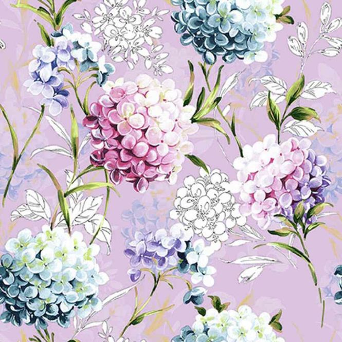 Hovedbilde Servietter - hortensia - lilla, rosa, blå - vår, ...